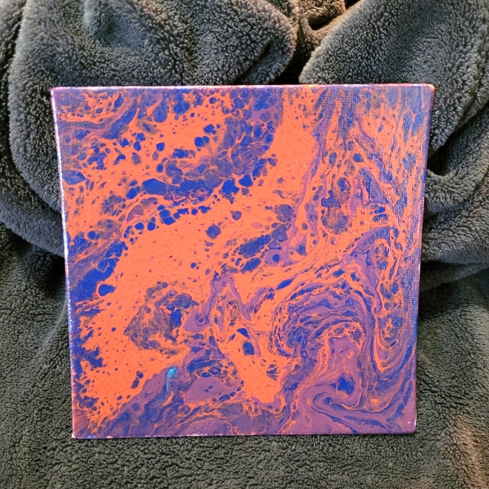 Acrylic pour paint
